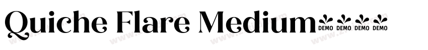 Quiche Flare Medium字体转换